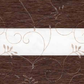 зебра ВАЛЕНСИЯ 2871 т.коричневый, 280 см