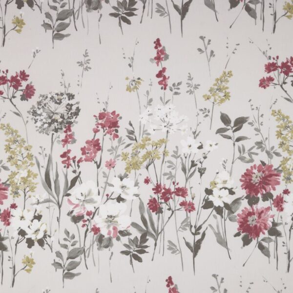Ткань 350 "Flower art" / 26 Wild meadow Ruby